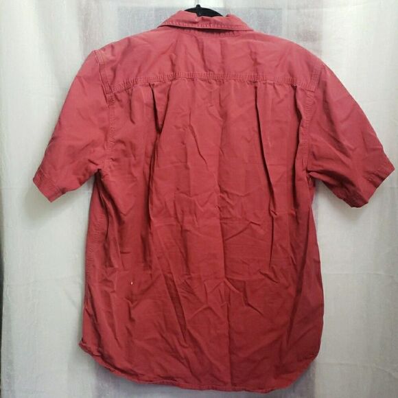 CE Schmidt Men Workwear Shirt Short Sleeve Button Up Pockets Cotton Size M *FLAW - Picture 5 of 11